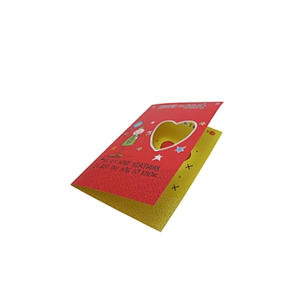 Customized Paper Thank You Greeting Card with Logo Printing